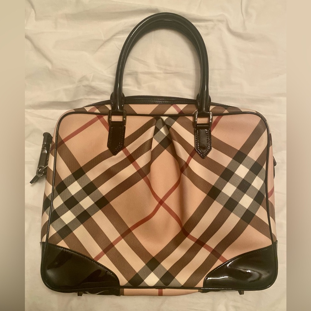 Burberry laptop / work bag